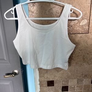 SHEIN plan cropped tank top